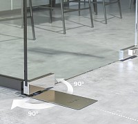 Glass Door Floor Hinges